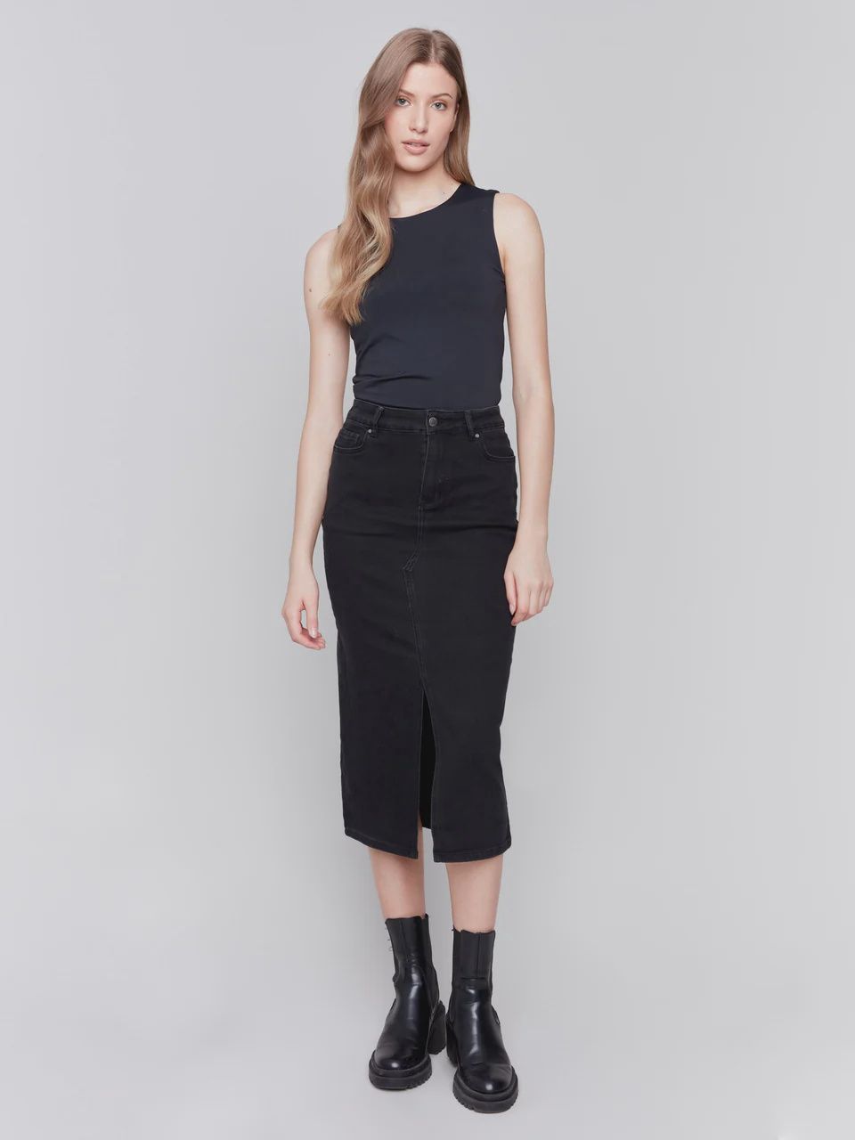 Long Demin Skirt