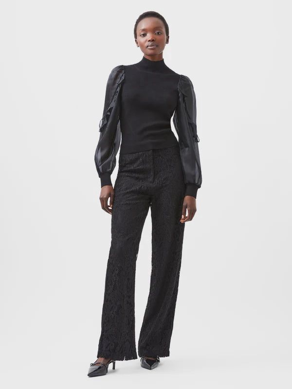 Krista Organza Puff Sleeve Top