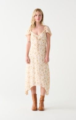 Sweatheart Midi Dress
