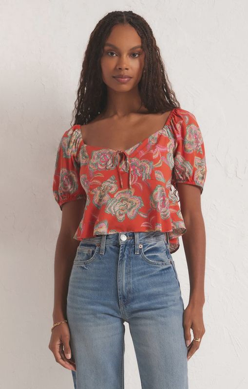 Tango Orenelle Floral Top