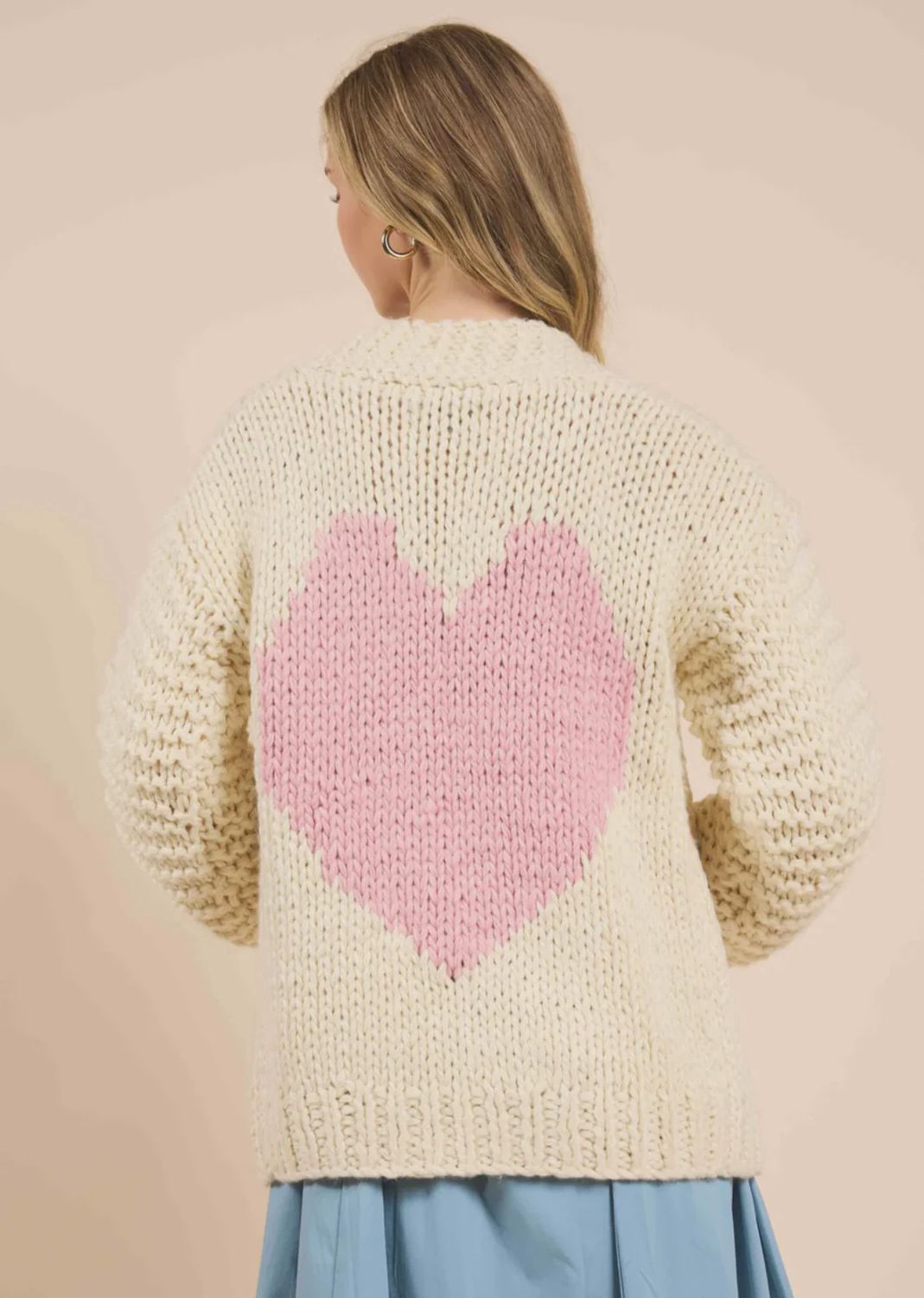 Heart You Handknit Cardigan