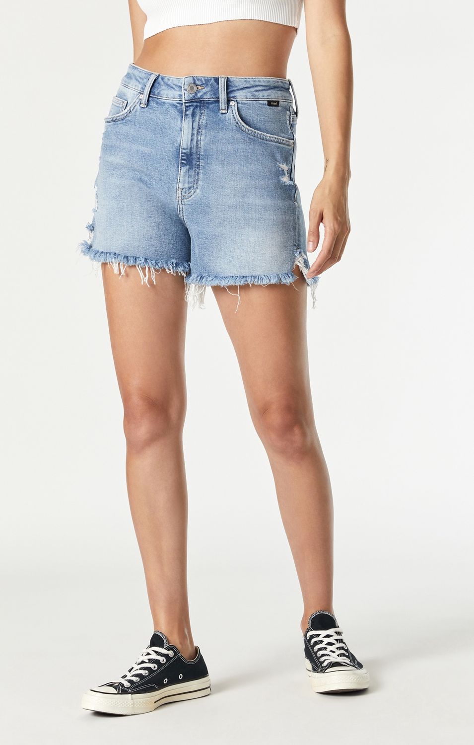 Heidi Bleached Denim Short