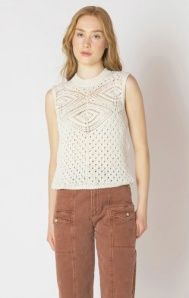 Pointelle Sweater
