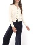 Mochi Heart Button Cardigan