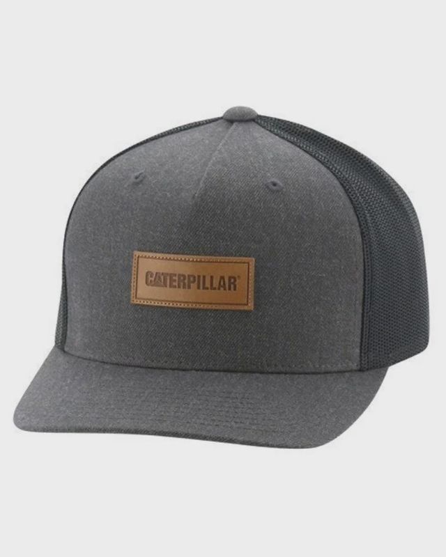 Caterpillar Patch Flat Bill Cap