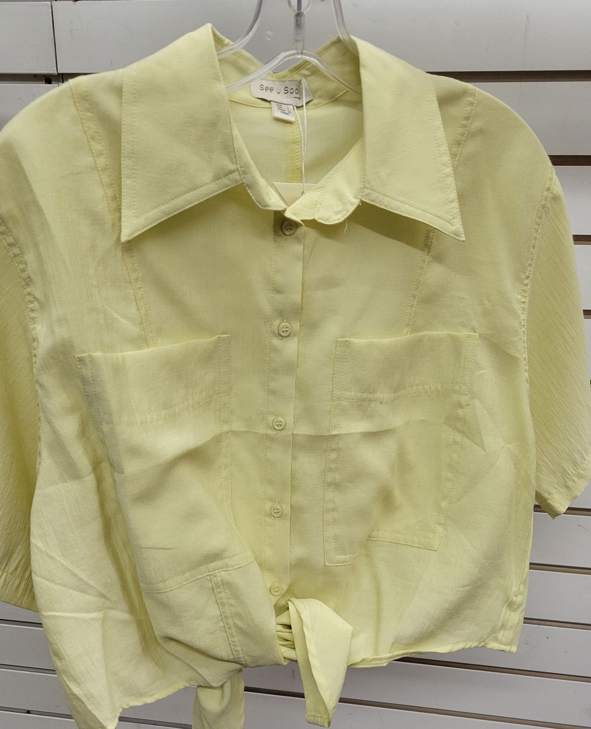Ladies Yellow Top