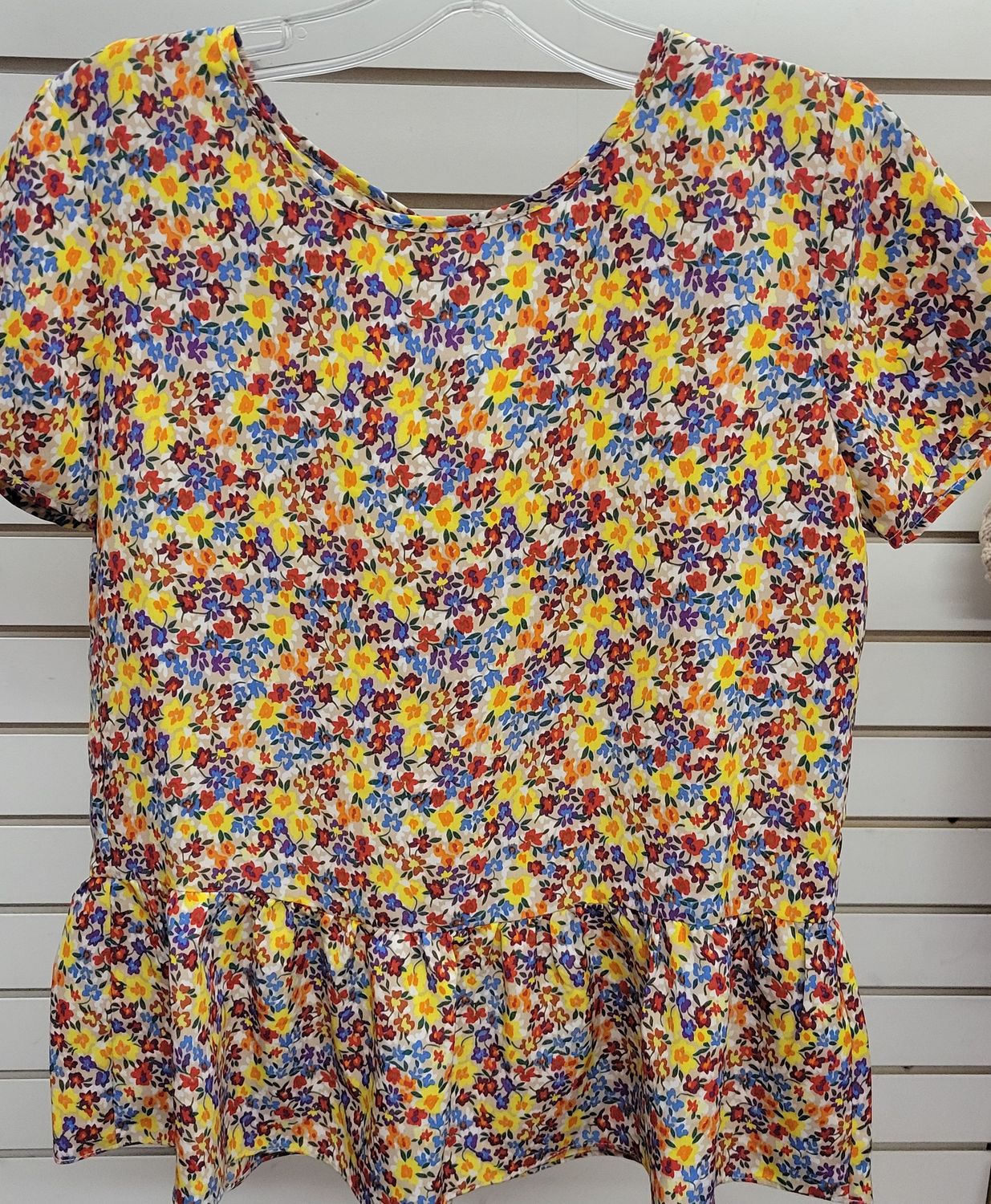 MB Woven Top - Daffodils Beige