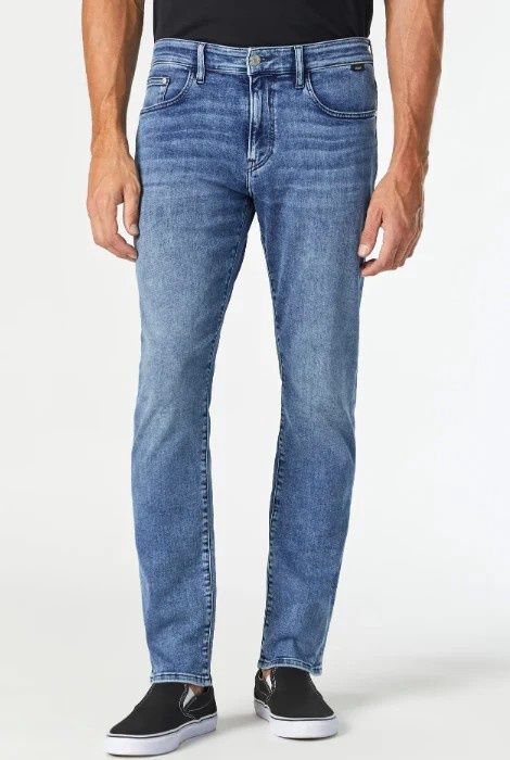 Marcus Slim Straight Leg LT Feather Blue