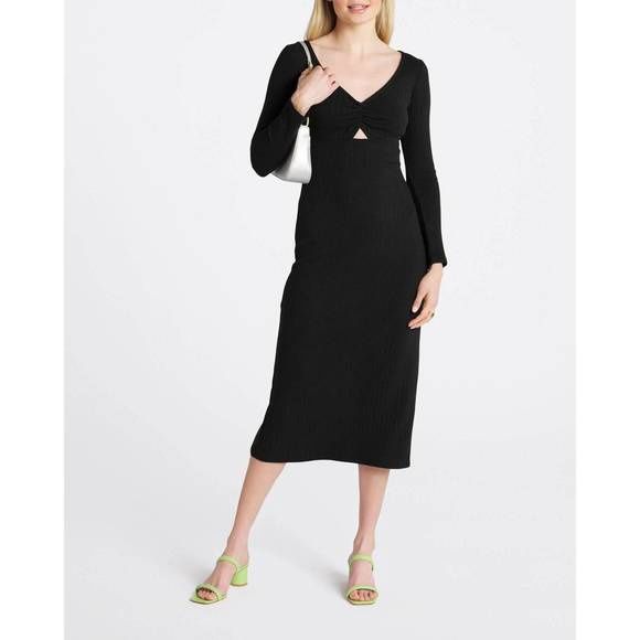 Orla Rib Midi Dress