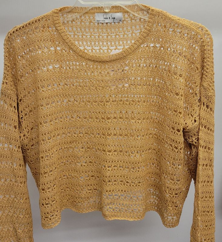 Open Knit Sweater