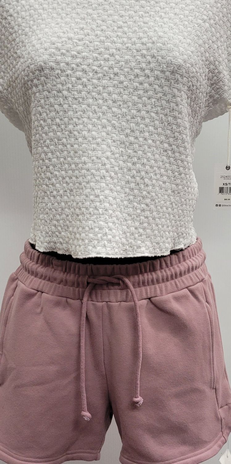Priv Mauve fleece lined Short