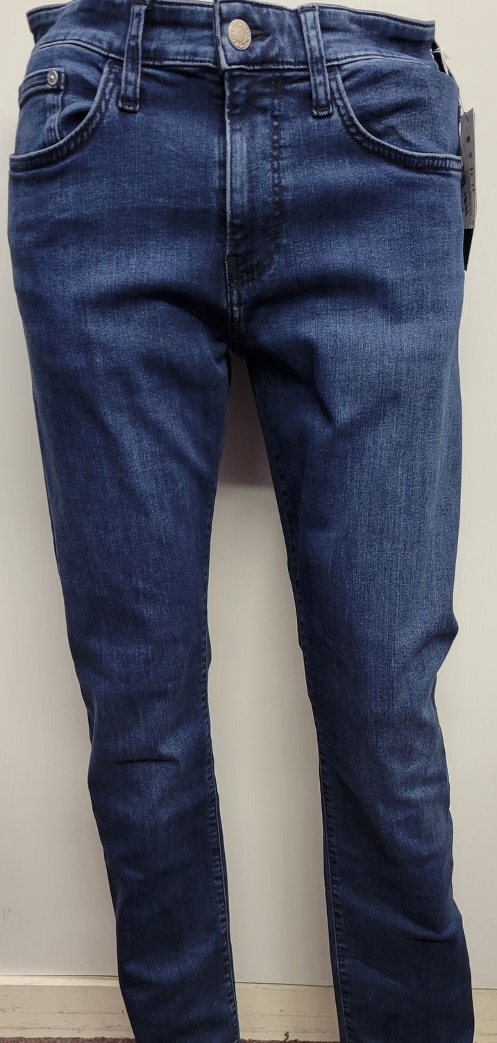 Zach Straight Leg Midnight Feather Blue