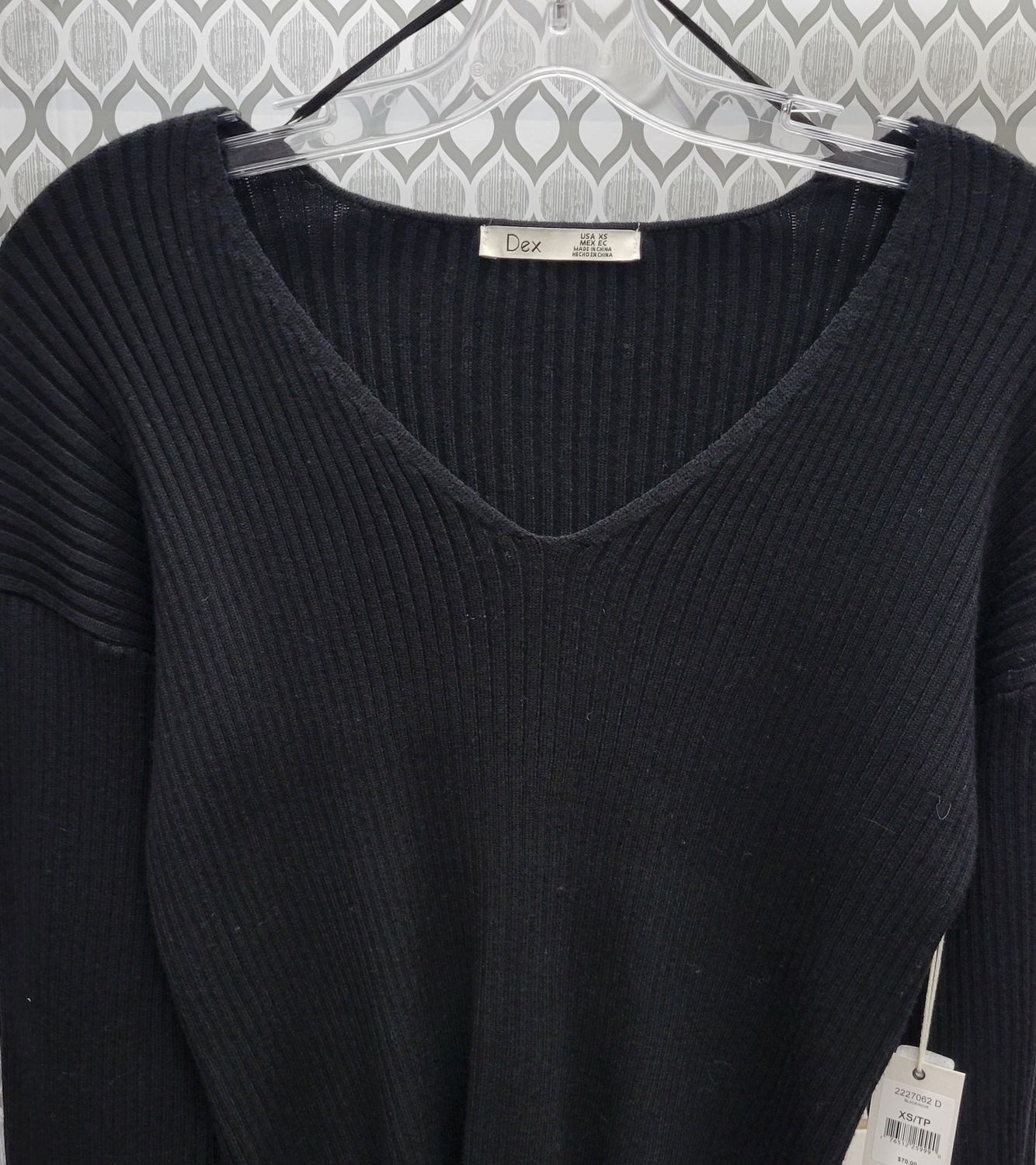 Wide Sleeve Ribbed Sweater