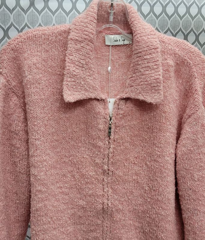 Zoey Zip Up Cardigan