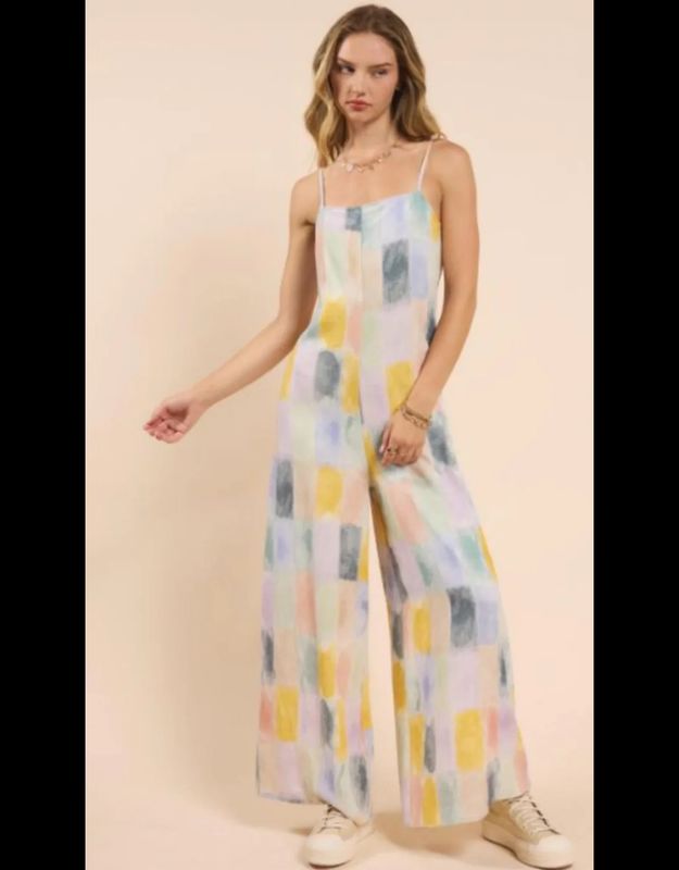 Petrichor Wide Leg Jumpsuit