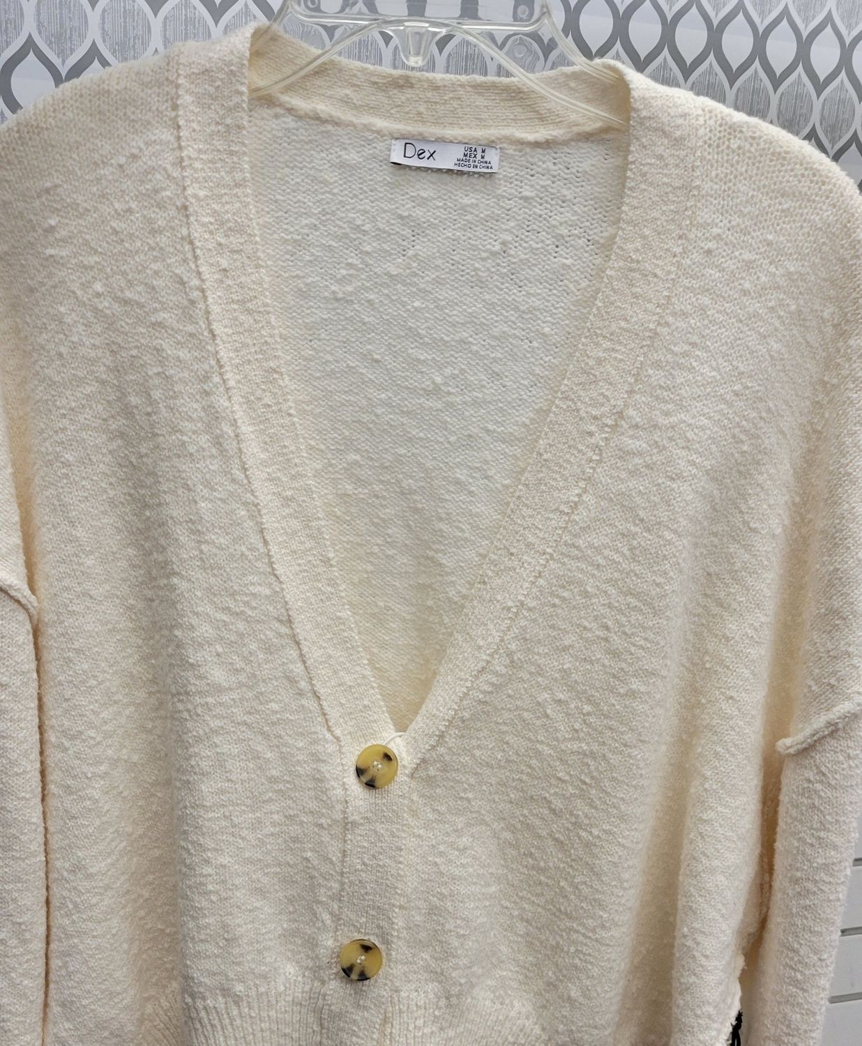 Boucle Button Cardigan