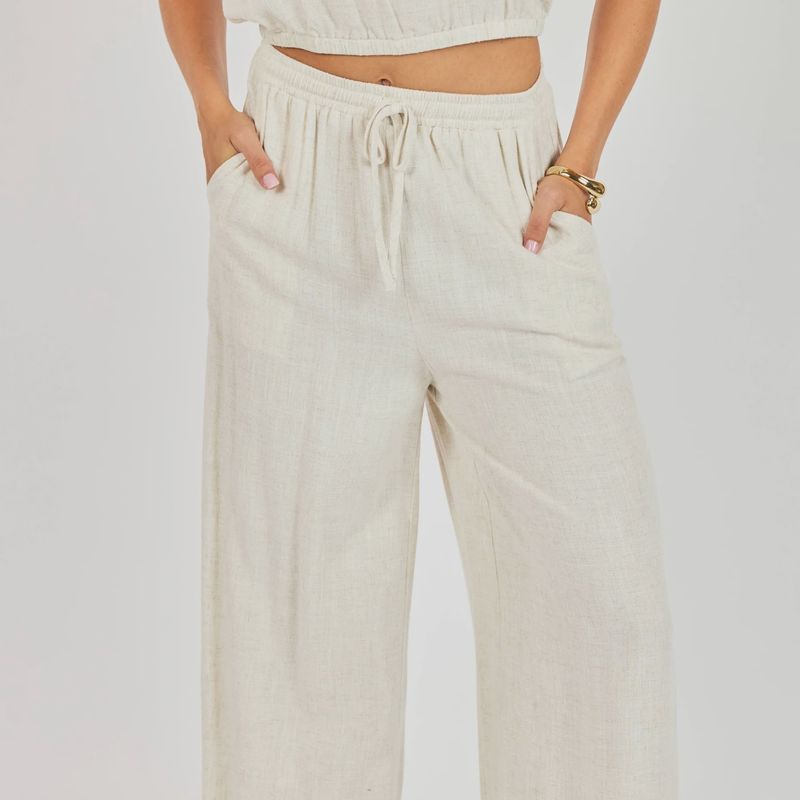 Sugarloaf Elastic Waist Pants-SS