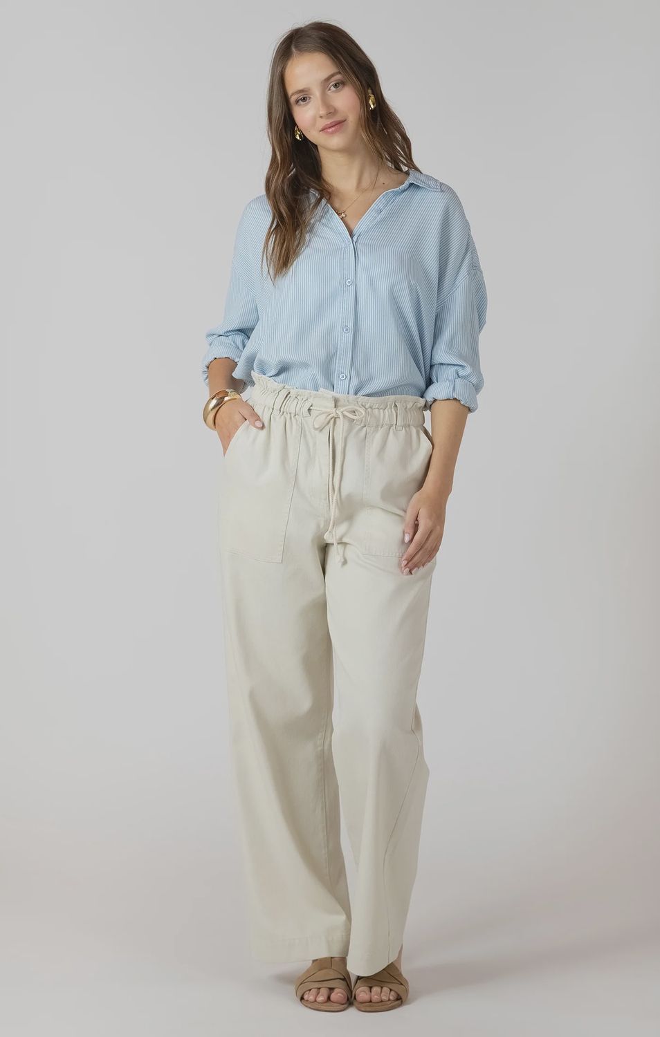 Wide Leg Denim Pant-Dex