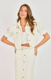 Love Language Crop Jacket