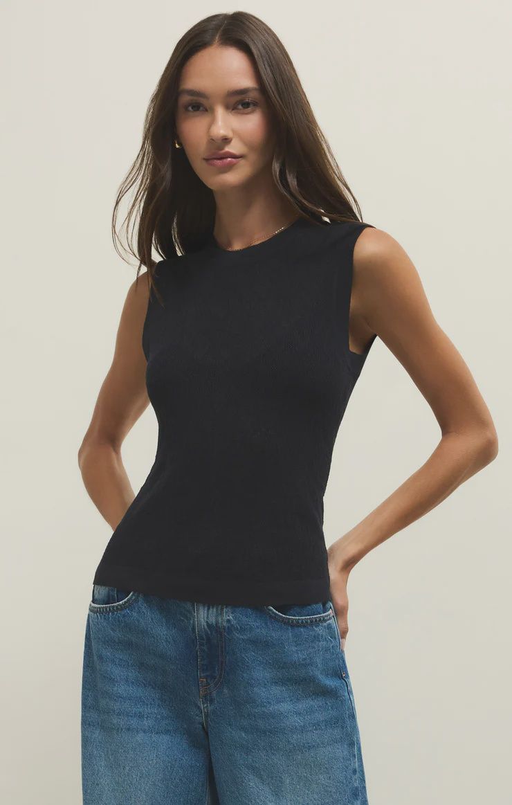 Tibi Mesh Tank Top