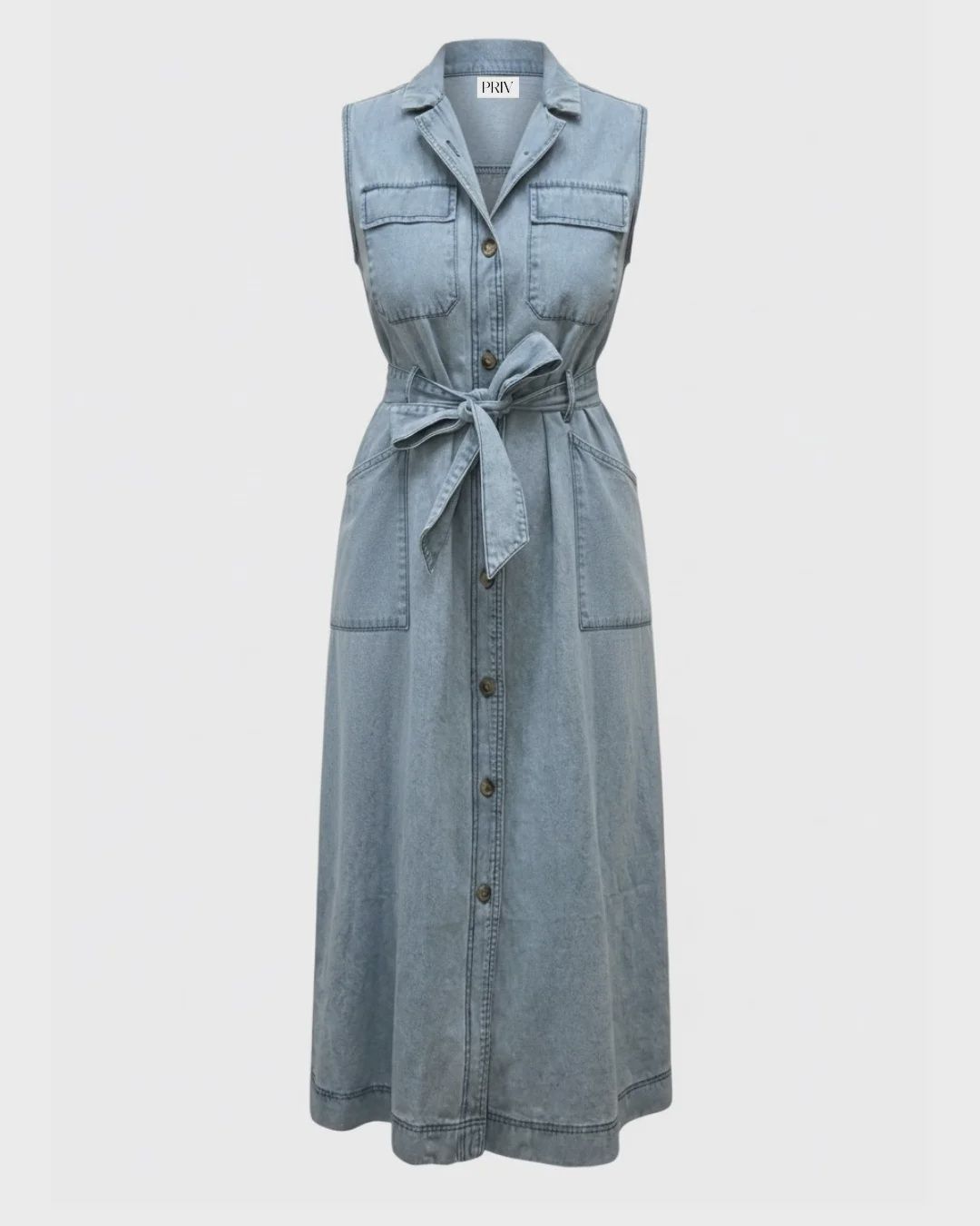 Melody Denim Button Dress