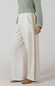 Crochet Trip Wide Leg Pant