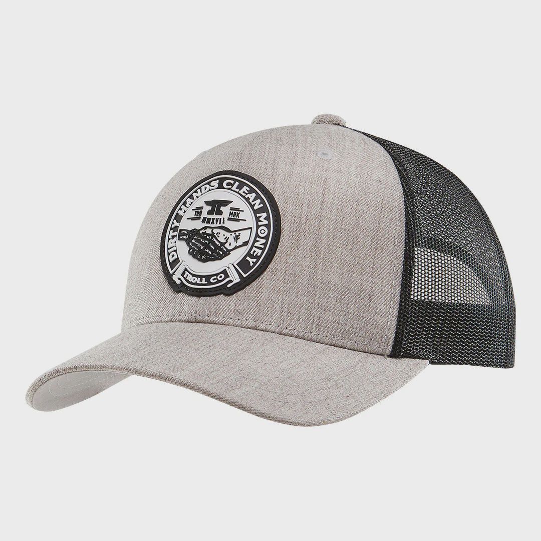 DHCM Haggler Curved Brim Trucker Hat-GH