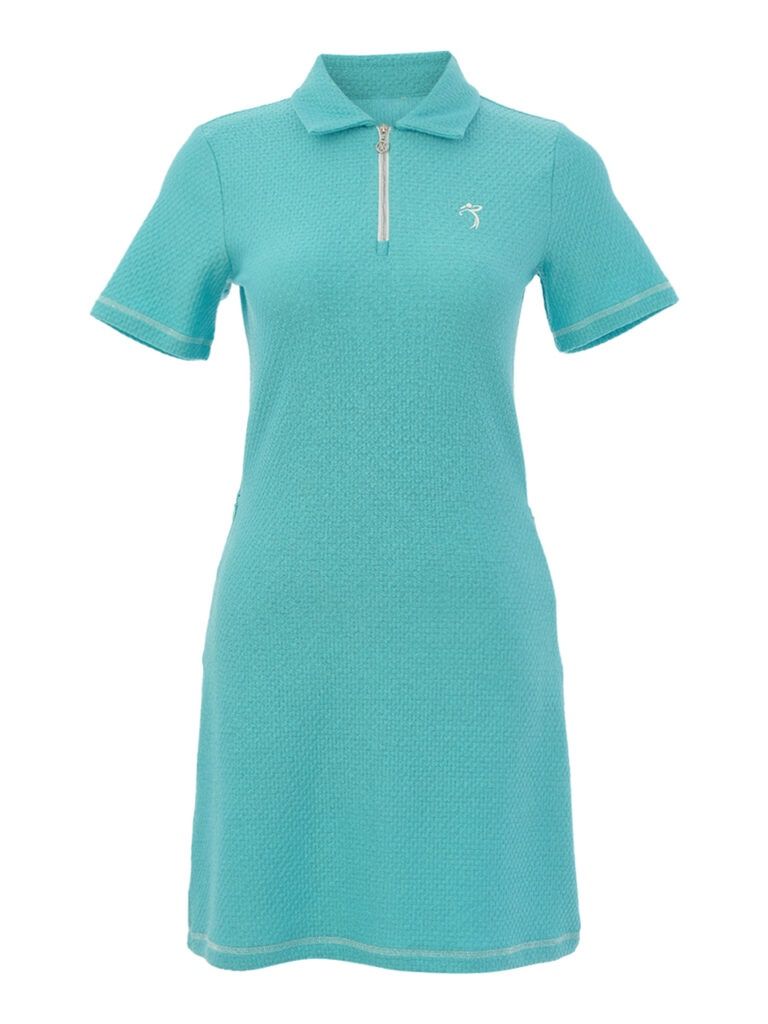 Knit Dress-Turquoise