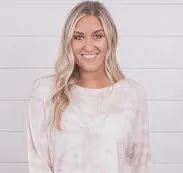 Sun Ray Tie Die Top
