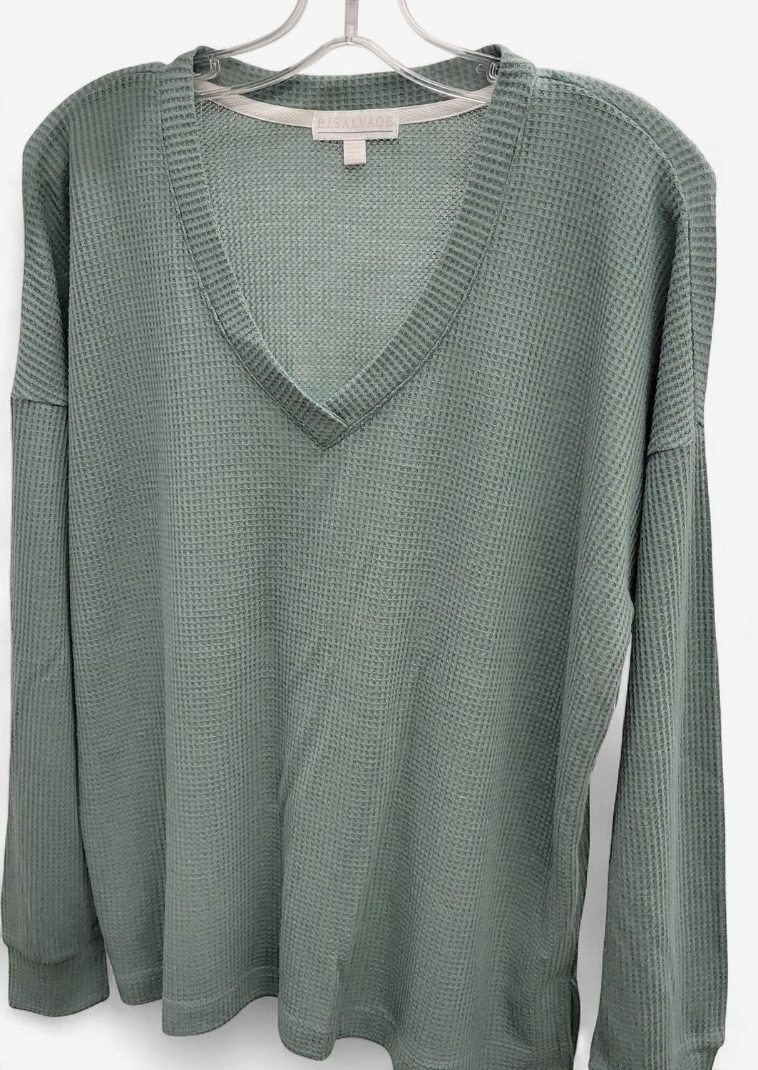 Waffle Top-Sage