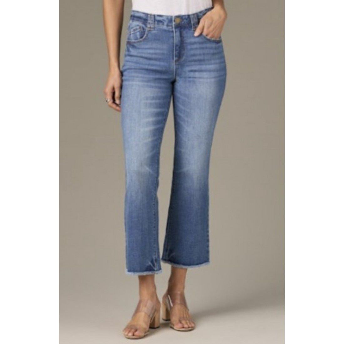 Tatum High Rise Cropped Flare Jean