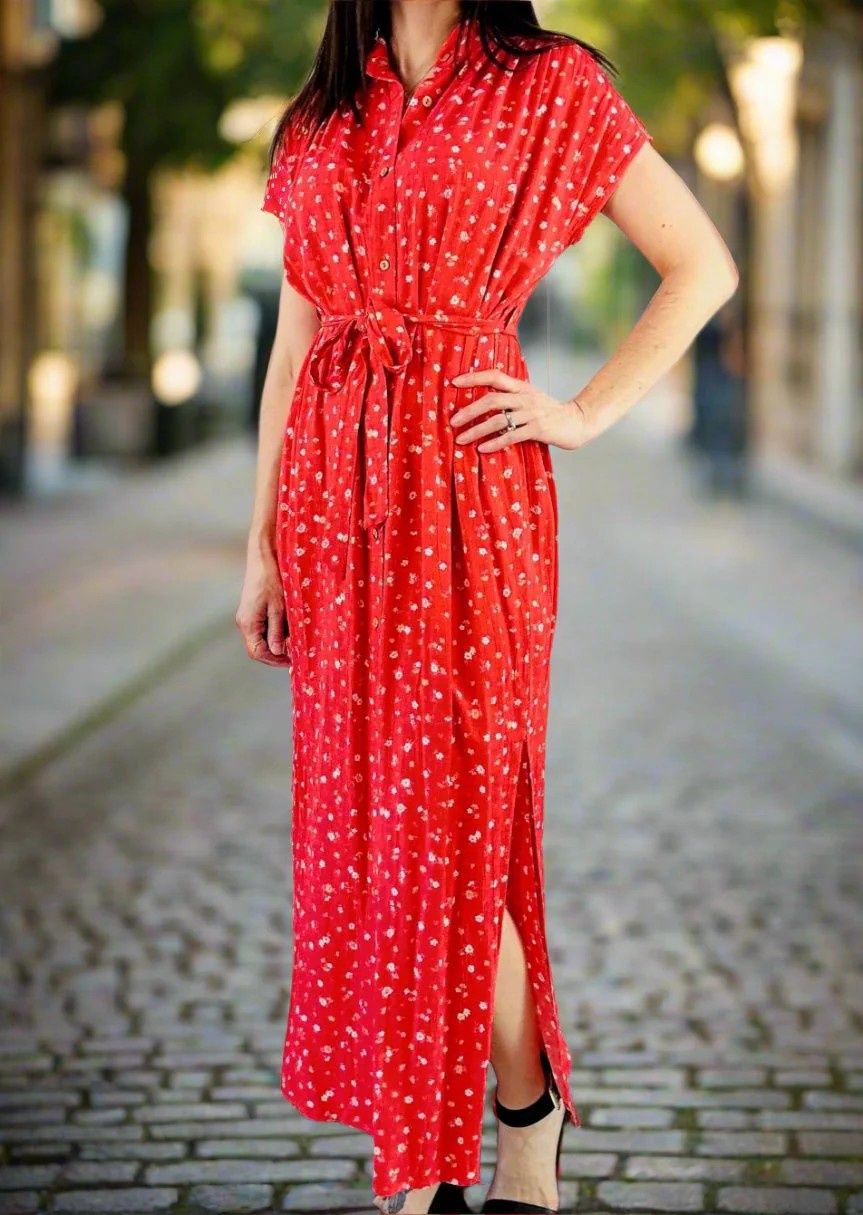 Dear Mama Button Up Dress