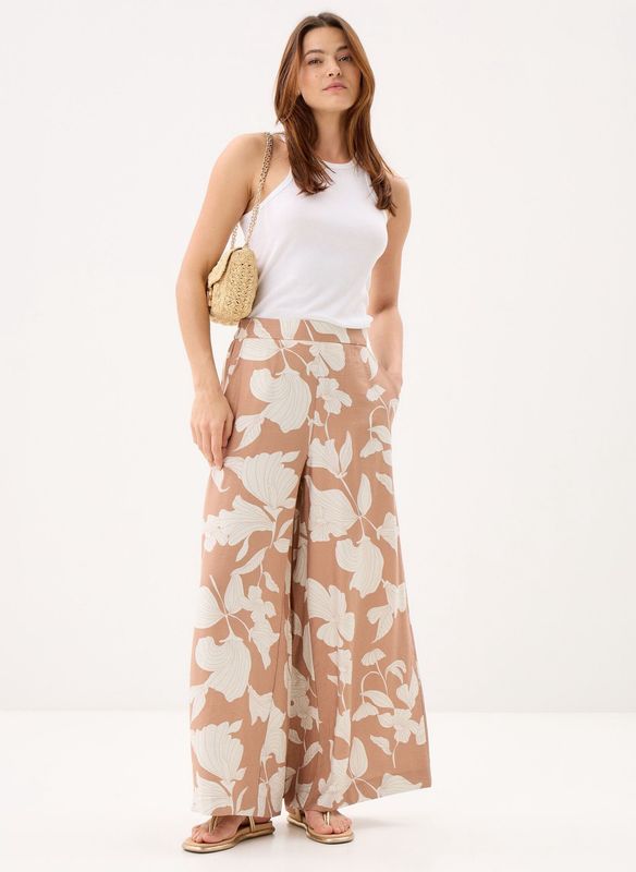 Woven Pants-Beige