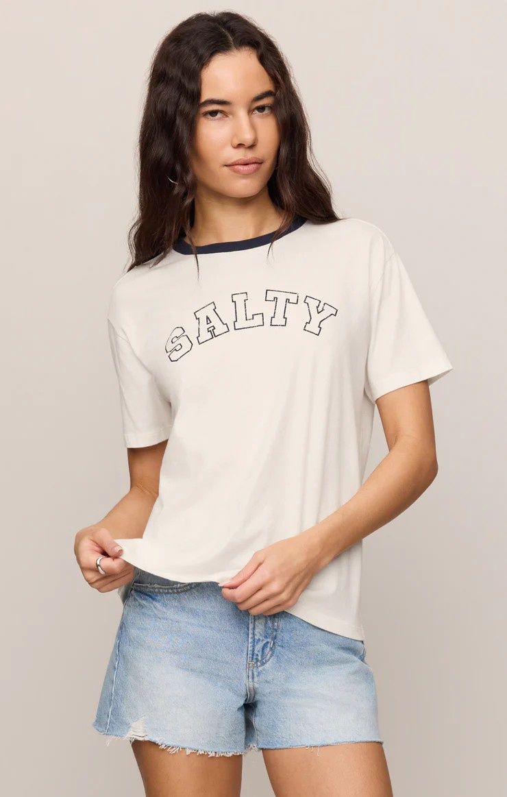 Salty Contrast Boyfriend T-Shirt