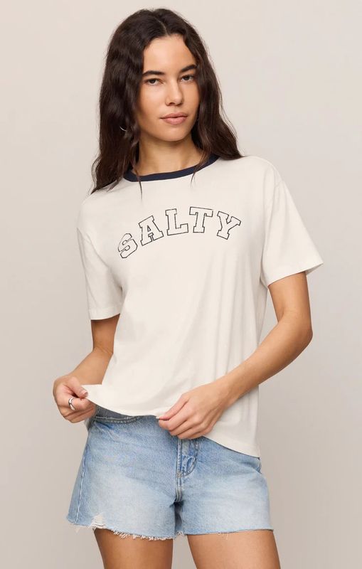 Salty Contrast Boyfriend T-Shirt