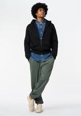 Sherpa Lined Zip Hoodie