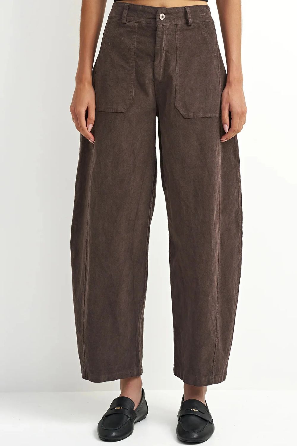 Woven Barrel Pant