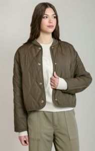 Quilted Jacket-DKG
