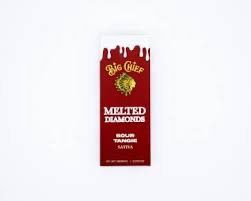 BIG CHIEF: 2grams Melted Diamonds Disposable Vape - Sour Tangie SATIVA
