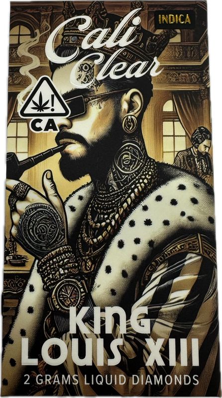 Cali Clear: 2grams Liquid Diamonds Disposable Vape - King Louis XIII (INDICA)