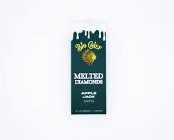 BIG CHIEF: 2grams Melted Diamonds Disposable Vape - Apple Jack SATIVA