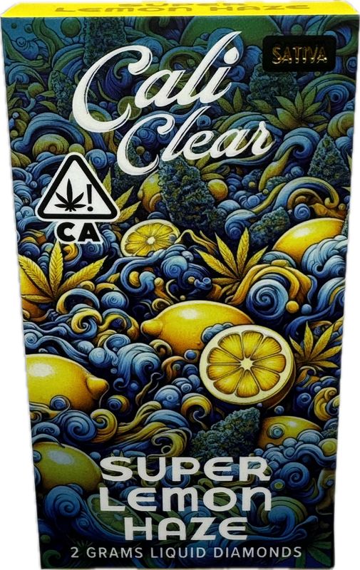 Cali Clear: 2grams Liquid Diamonds Disposable Vape - Super Lemon Haze (SATIVA)