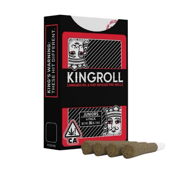 KINGROLL: Cannabis Oil &amp; Kief Infused Pre-Roll Dealer’s Choice INDICA Variety Pack