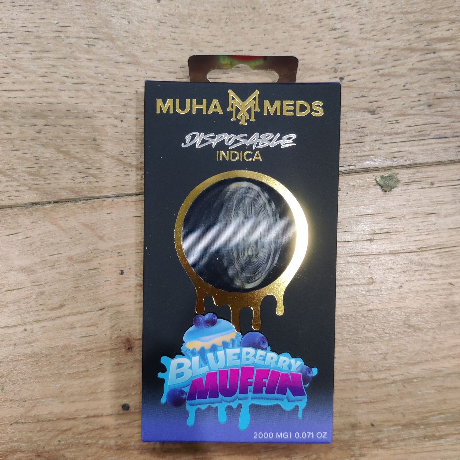 Muha Meds 2g Disposable Blueberry Muffin INDICA