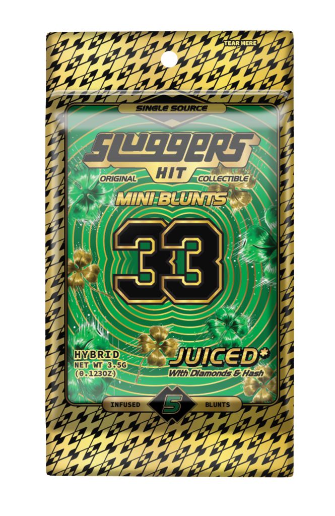 Sluggers HIT: 5pk INFUSED mini Blunts, JUICED* With Diamonds &amp; Hash - 33 HYBRID
