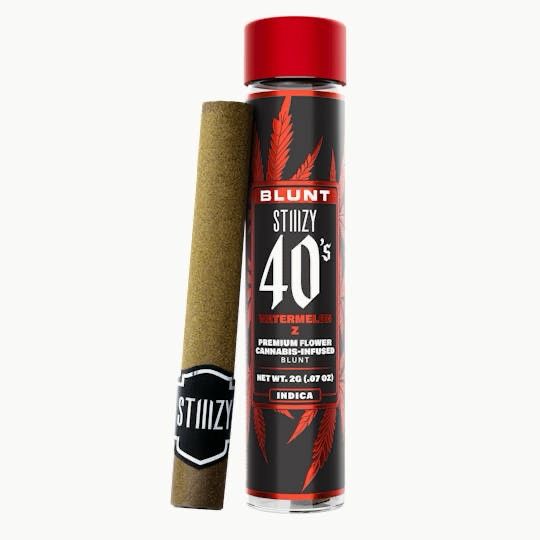 STIIIZY 40’s: 2gram Premium Indoor Cannabis-Infused Blunt - Watermelon Z INDICA