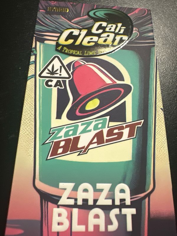 Cali Clear: 2grams Liquid Diamonds Disposable Vape - Zaza Blast (HYBRID)