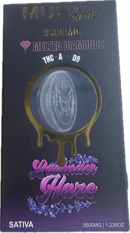 MUHA Meds: 3500mg Melted Diamonds Disposable Vape - Lavender Haze SATIVA