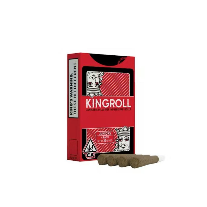 KINGROLL: Cannabis Oil &amp; Kief Infused Pre-Roll - Blueberry Haze x Blue Dream SATIVA