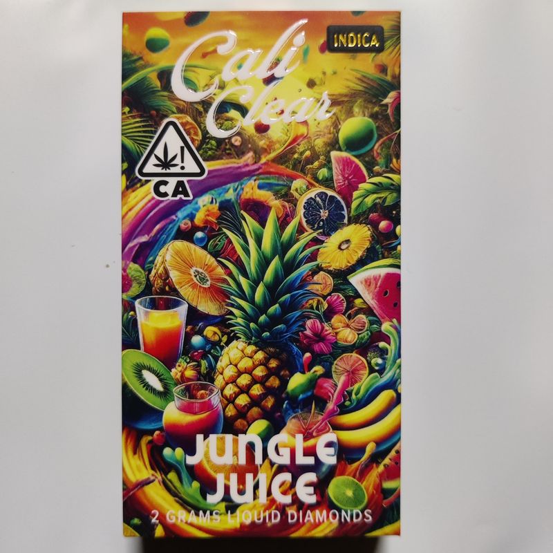 Cali Clear: 2grams Liquid Diamonds Disposable Vape - Jungle Juice (INDICA)